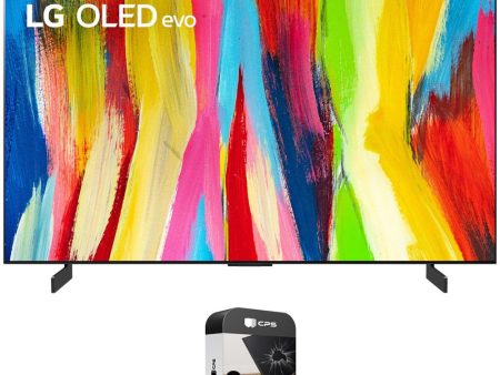 LG OLED48C2PUA 48 Inch HDR 4K Smart OLED Evo TV (2022) w  2 Year Extended Warranty Hot on Sale