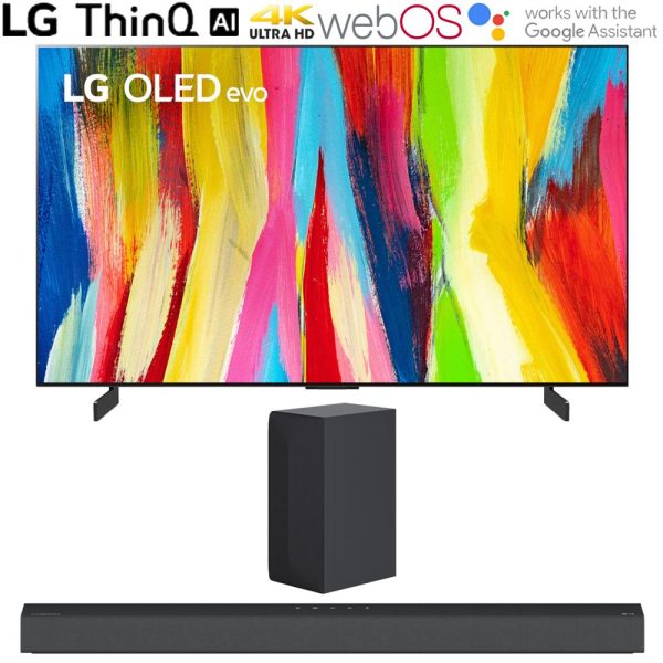 LG 48  HDR 4K Smart OLED Evo TV 2022 w  LG S65Q High Res Audio Sound Bar Online Hot Sale