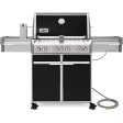 Weber Summit E-470 4-Burner Natural Gas Grill, Black - 7271001 For Discount