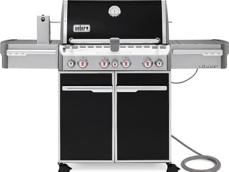 Weber Summit E-470 4-Burner Natural Gas Grill, Black - 7271001 For Discount