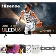 Hisense 65 Inch U6K Series 4K ULED Quantum HDR Android TV+Movies Streaming Pack Online