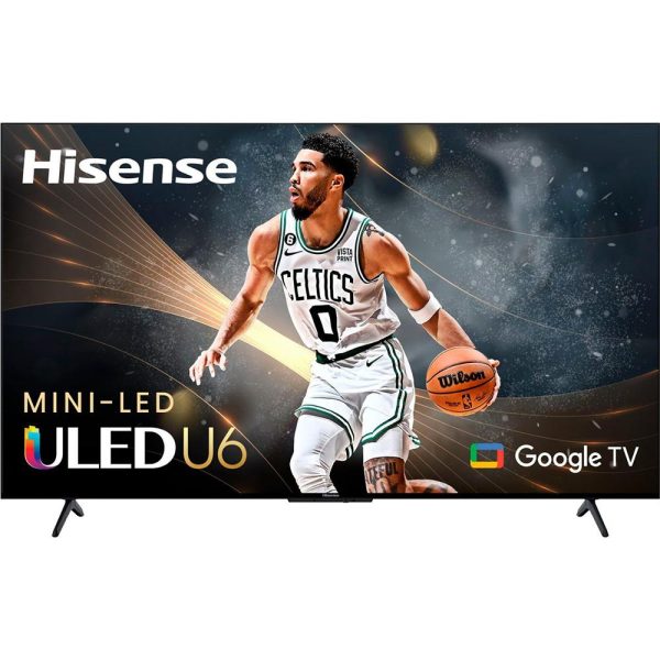 Hisense 65 Inch U6K Series 4K ULED Quantum HDR Android TV+Movies Streaming Pack Online