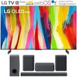 LG 48  HDR 4K Smart OLED Evo TV 2022 + LG S80QY Soundbar + Rear Speaker Kit For Sale