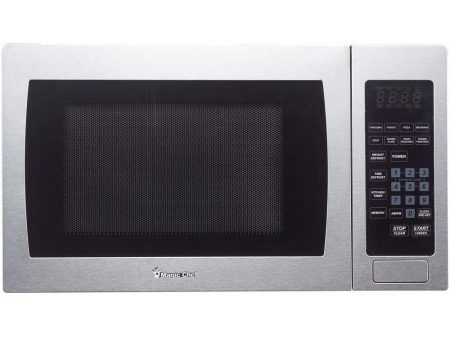 Magic Chef MCM990ST 0.9 Cu Ft 900W Countertop Microwave Oven, Stainless Steel - Open Box Online now