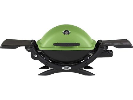 Weber Q1200 Liquid Propane Portable Grill 51070001- Green - Open Box Sale