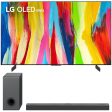 LG 48 Inch HDR 4K Smart OLED Evo TV 2022 with LG 3.1.3 ch High Res Sound Bar Online now