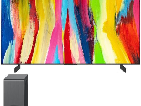 LG 48 Inch HDR 4K Smart OLED Evo TV 2022 with LG 3.1.3 ch High Res Sound Bar Online now