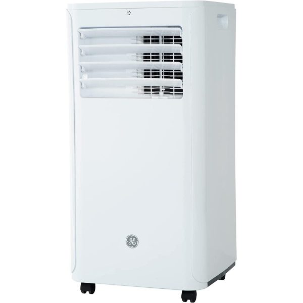 GE 6,100 BTU Portable Air Conditioner with Dehumidifier, Remote, White, Refurbished Supply