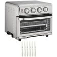 Cuisinart TOA-70 AirFryer Toaster Oven w  Grill, Stainless Steel + 6pc Knife Set Supply