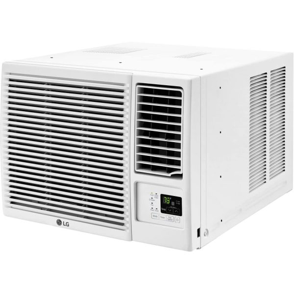 LG 18,000 BTU Window Air Conditioner with Heating, White (LW1816HR) - Refurbished For Sale