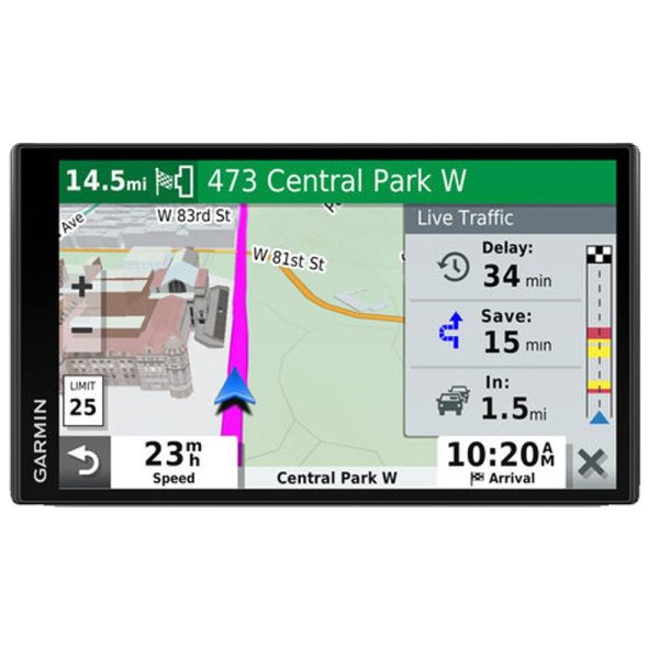 Garmin DriveSmart 65 & Traffic 6.95  Display GPS Navigator with Case and Mount Bundle Discount