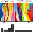 LG 48  HDR 4K Smart OLED Evo TV 2022 + LG S65Q Soundbar + Rear Speaker Kit For Cheap