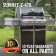 Weber Summit E-470 4-Burner Natural Gas Grill, Black - 7271001 For Discount