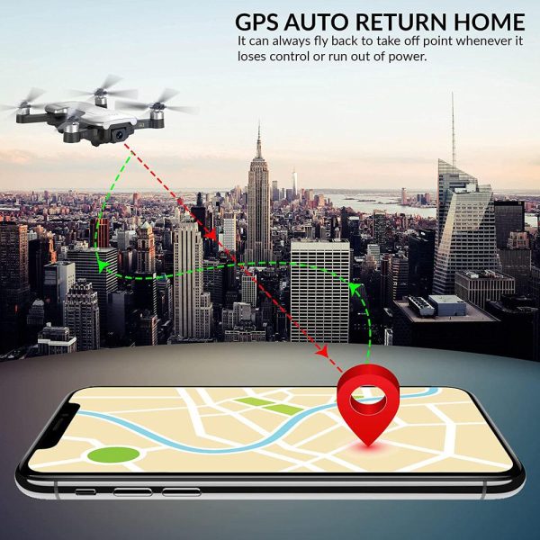 Contixo F30 Drone Quadcopter with Wifi 4K UHD Camera and GPS Tracking - Open Box Fashion