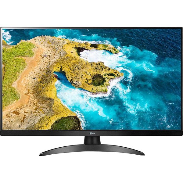 LG 27  Full HD IPS LED TV and PC Monitor with 6-Outlet Adapter and 2x HDMI Cable Online Hot Sale