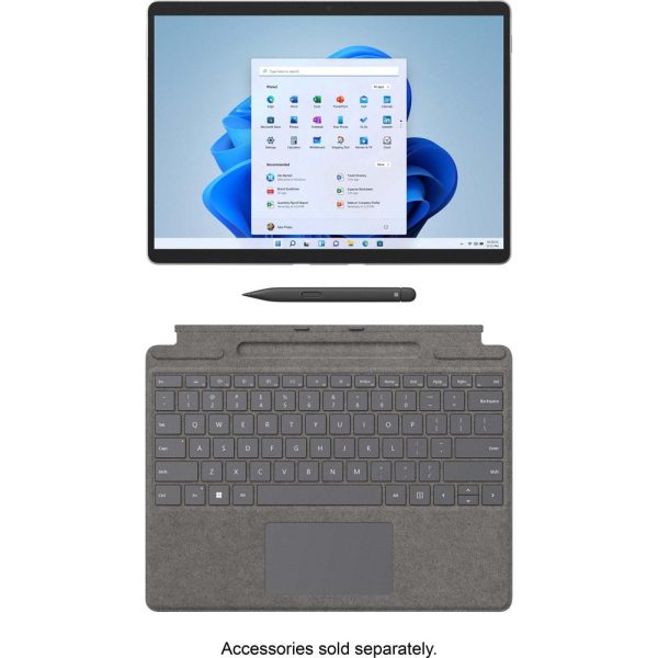 Microsoft Surface Pro 8 13  Touch Screen Intel i5 8GB Memory 256GB SSD - Platinum For Discount