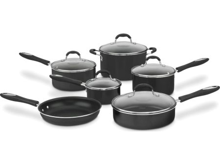 Cuisinart 55-11 Advantage Non-Stick 11-Piece Cookware Set - Black Supply