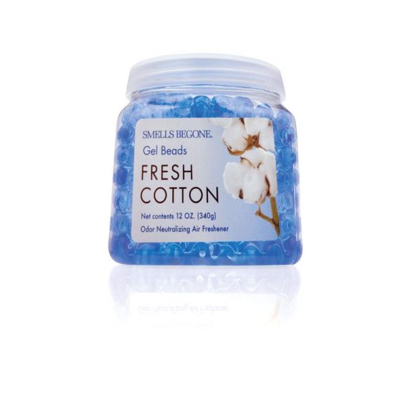 Smells Begone Fresh Cotton Scent Odor Neutralizer 12 oz Gel Beads For Sale