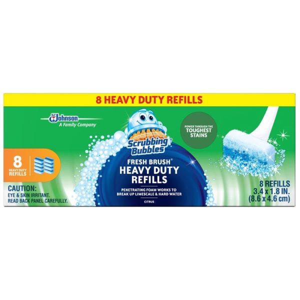 Scrubbing Bubbles Fresh Brush 1.8 in. W Scrub Brush Refill Hot on Sale