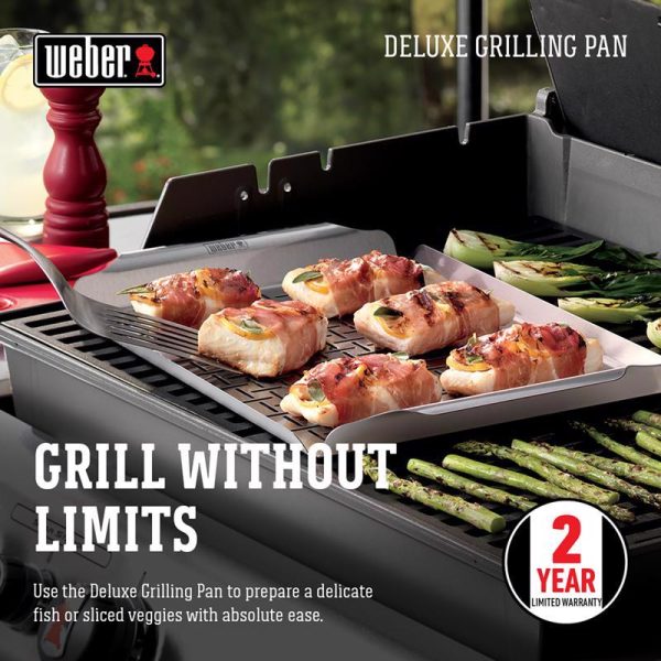 Weber Stainless Steel Grilling Pan 17.4 in. L X 11.8 in. W 1 pk Online