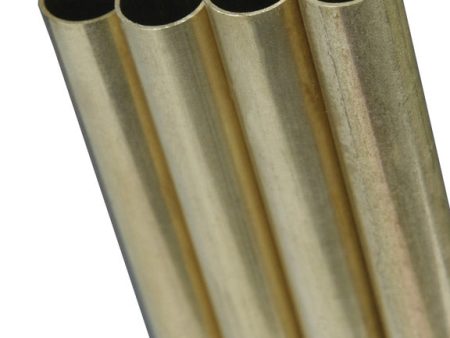 K&S 3 8 in. D X 36 in. L Round Brass Tube 1 pk Supply