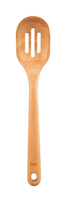 OXO Good Grips Wood Beechwood Slotted Spoon Online now