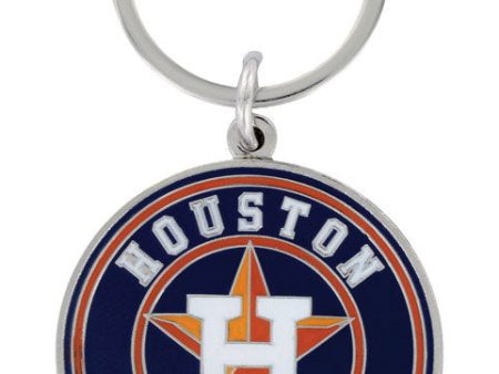 HILLMAN MLB Tempered Steel Silver Split Ring Keychain on Sale