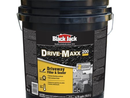 Black Jack Drive-Maxx 200 Matte Black Water-Based Rubberized Asphalt Driveway Sealer 4.75 gal Online