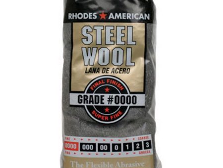 Rhodes American 0000 Grade Super Fine Steel Wool Pad 12 pk Fashion