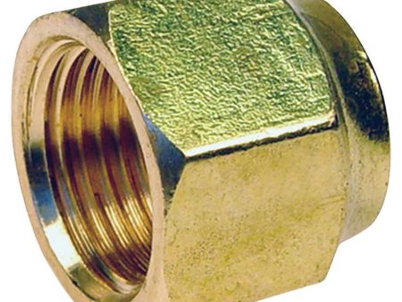 5 8 in. Flare X 1 2 in. D CTS Brass Forged Flare Nut Cheap