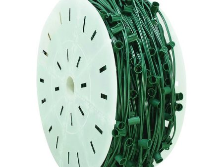 Holiday Bright Lights LED C9 String Socket Light Cord on Reel 1000 ft. Sale