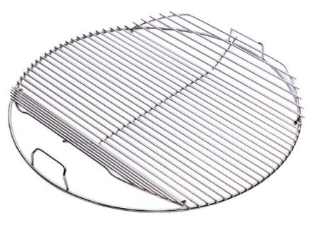 Weber Replacement 18  Charcoal Hinged Grill Grate 18 in. 17.5 in. L X 17.5 in. W on Sale