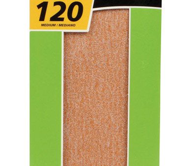 Gator Zip XL 9-1 2 in. L X 3-1 2 in. W 120 Grit Aluminum Oxide Sanding Sheet 6 pk Sale