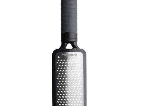 Microplane Silver Black Plastic Stainless Steel Coarse Cheese Grater Online Sale