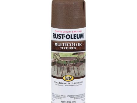 Rust-Oleum Stops Rust MultiColor Textured Autumn Brown Spray Paint 12 oz Online Hot Sale