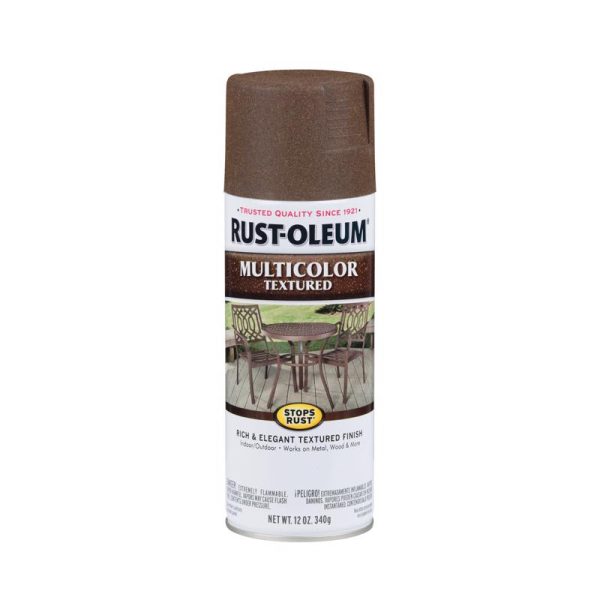 Rust-Oleum Stops Rust MultiColor Textured Autumn Brown Spray Paint 12 oz Online Hot Sale