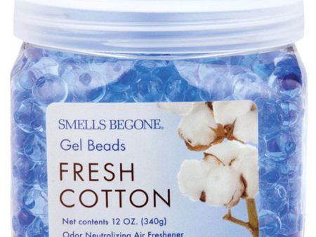 Smells Begone Fresh Cotton Scent Odor Neutralizer 12 oz Gel Beads For Sale