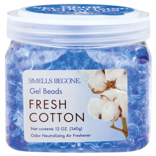 Smells Begone Fresh Cotton Scent Odor Neutralizer 12 oz Gel Beads For Sale