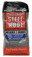 Rhodes American 3 Grade Medium Coarse Fine Steel Wool Pad 12 pk Hot on Sale