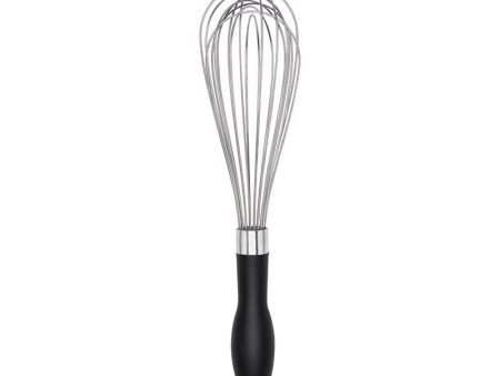 OXO Good Grips Silver Black Rubber Stainless Steel Balloon Wisk on Sale