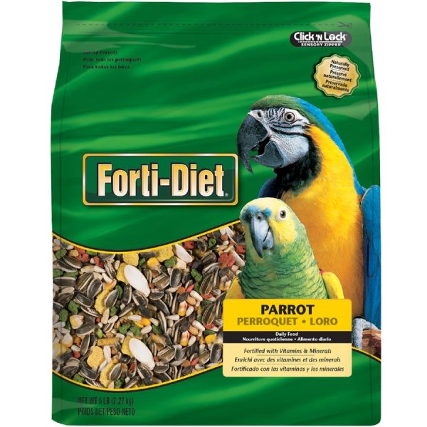 Kaytee Forti-Diet Natural Parrot Food 5 lb Discount