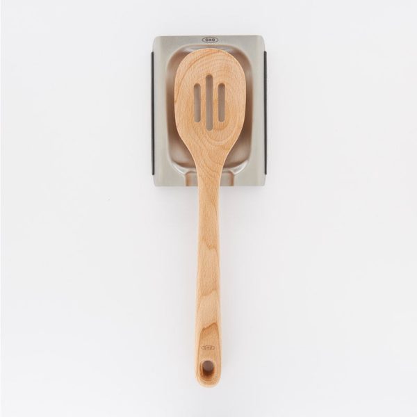 OXO Good Grips Wood Beechwood Slotted Spoon Online now