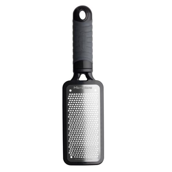 Microplane Silver Black Stainless Steel Fine Grater Discount