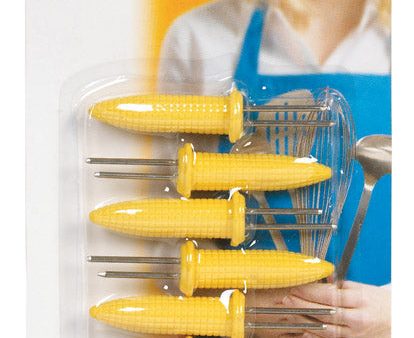 Fox Run Yellow Plastic Corn Holders For Sale