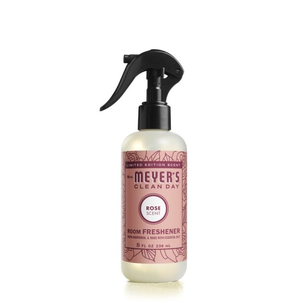 Mrs. Meyer s Clean Day Rose Scent Air Freshener Spray 8 oz Liquid on Sale