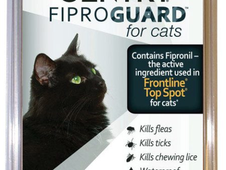 Sentry Fiproguard Liquid Cat Flea Treatment 9.70% Fipronil and 90.30% Other Ingredients 0.017 oz on Sale