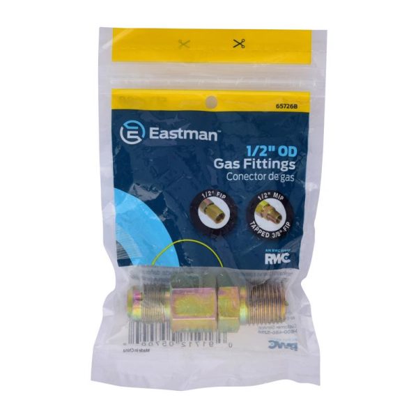 Eastman 1 2 in. Flare X 1 2 in. D MIP 6.8 in. Brass Gas Connector Discount