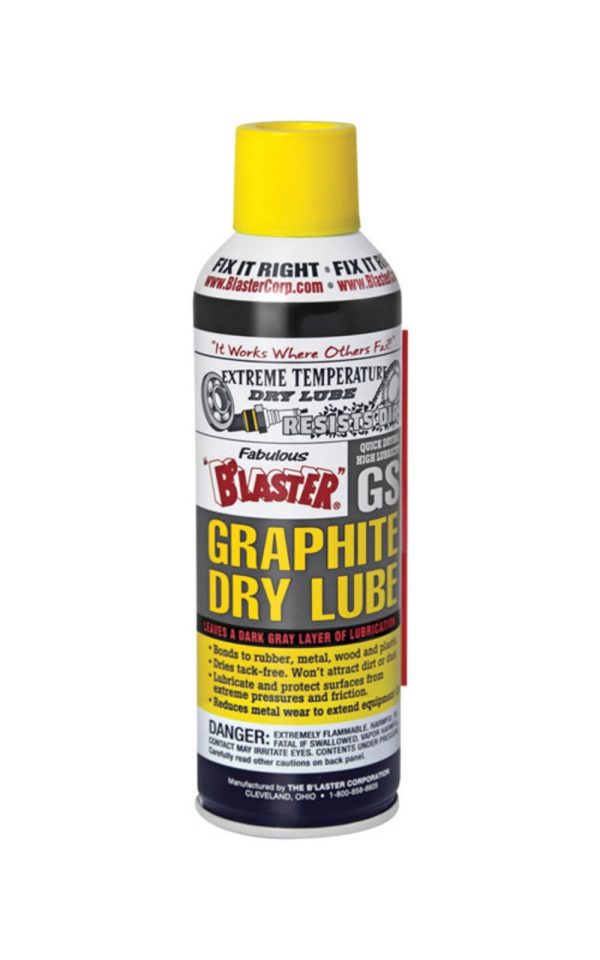 Blaster Graphite Dry Lube Spray 5.5 oz Fashion