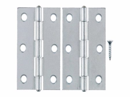 Ace 3 in. L Zinc-Plated Narrow Hinge 2 pk Sale