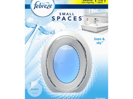 Febreze Small Spaces Linen & Sky Scent Air Freshener 0.25 oz Liquid For Discount